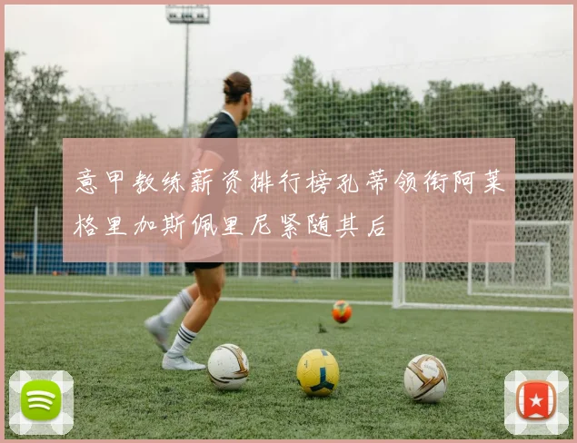 意甲教练薪资排行榜孔蒂领衔阿莱格里加斯佩里尼紧随其后
